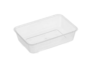 Rectangular Plastic Food Container (Base Only)