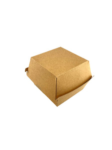 EKO Brown Kraft Burger Box - Regular