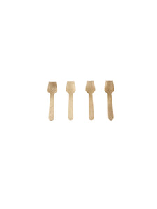 EKO Wooden Ice Cream Spoons