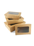 EKO Brown Kraft Window Food Box