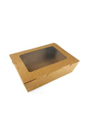 EKO Brown Kraft Window Food Box