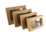 EKO Brown Kraft Window Food Box