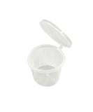 Plastic Sauce Container with Hinge Lid