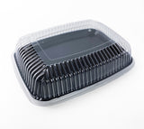 Plastic Rectangular Food Platter Dome Lid (Lids Only)