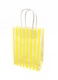 Colourful Paper Twist Handle Paper Bags